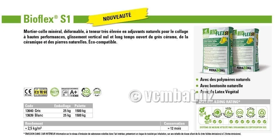 ciment colle haut de gamme